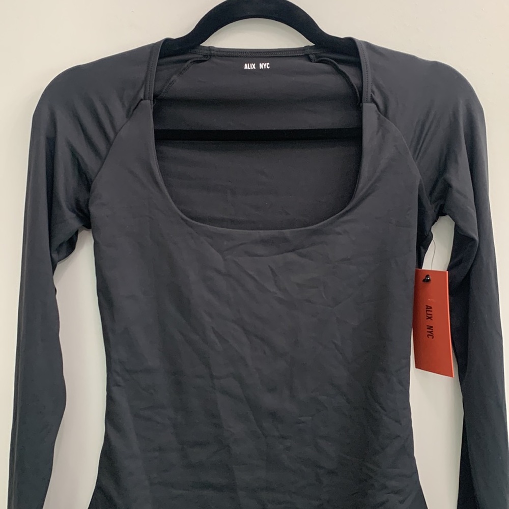 NWT ALIX NYC Sullivan scoop neck bodysuit - Picture 6 of 8